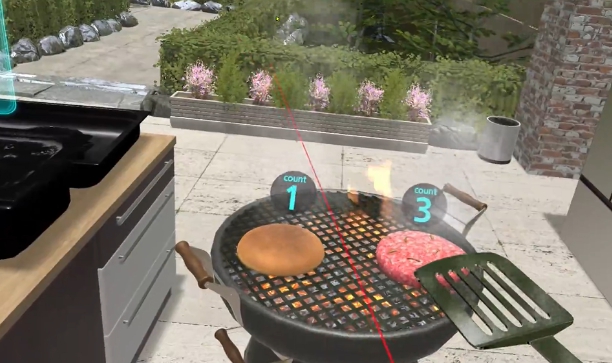 신규 추가 된 VR 직업체험 화면- 식용곤충요리사